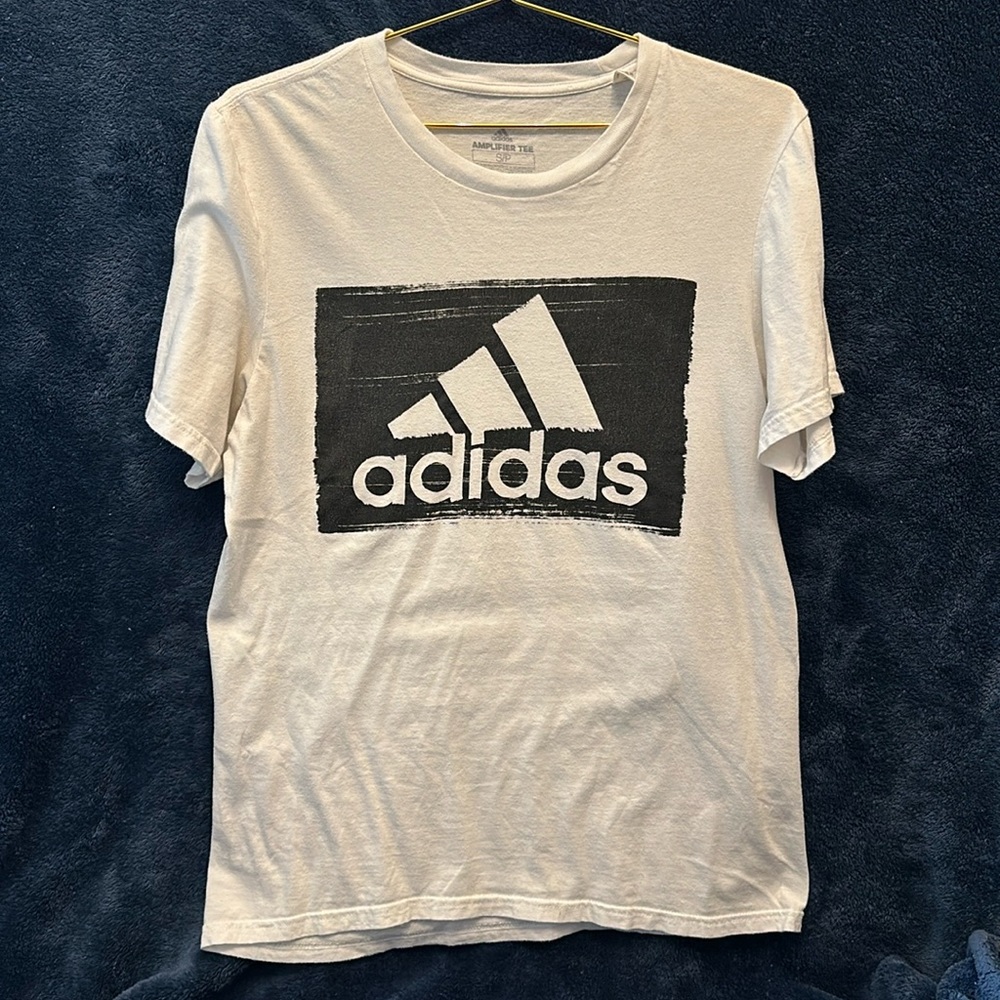 Men’s White Adidas T-shirt